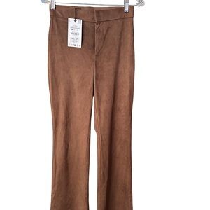 Zara Brown Straight Leg Pants